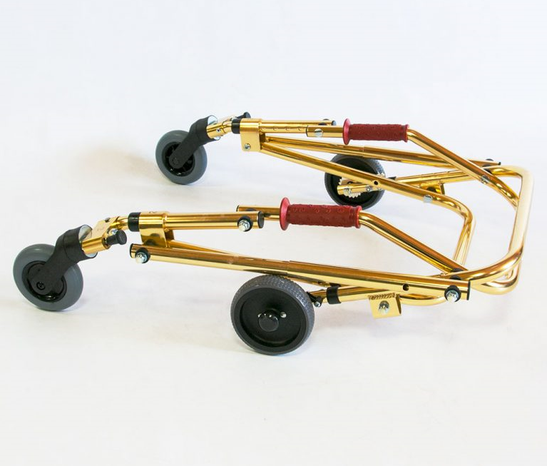 Опоры-ходунки 4-х колёсные с фиксацией туловища Мега фото 4