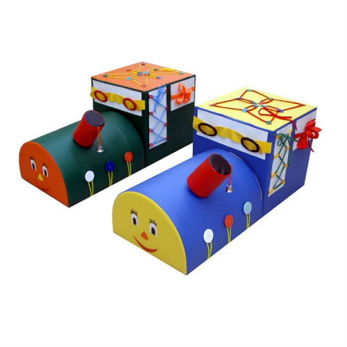 Паровоз дидактический 90*40*40 фото 1