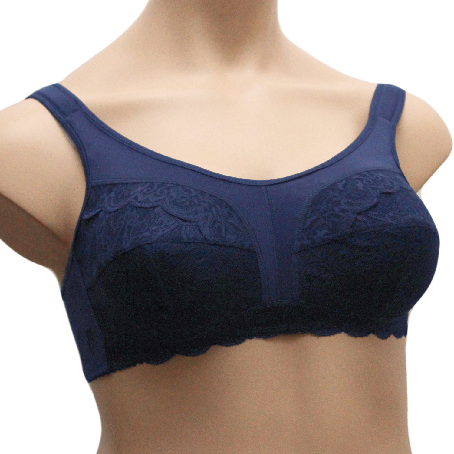 Бюстгальтер после мастэктомии Темно-синий ЛФ 0789-1К 061 фото 1