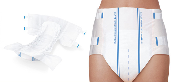 Подгузники для взрослых MoliCare super (М) большие 1шт фото 3