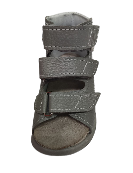 Сандалии ортопедические детские с открытым носом Орфея Б1-131-037-015-1 кожаные с жестким задником фото 4