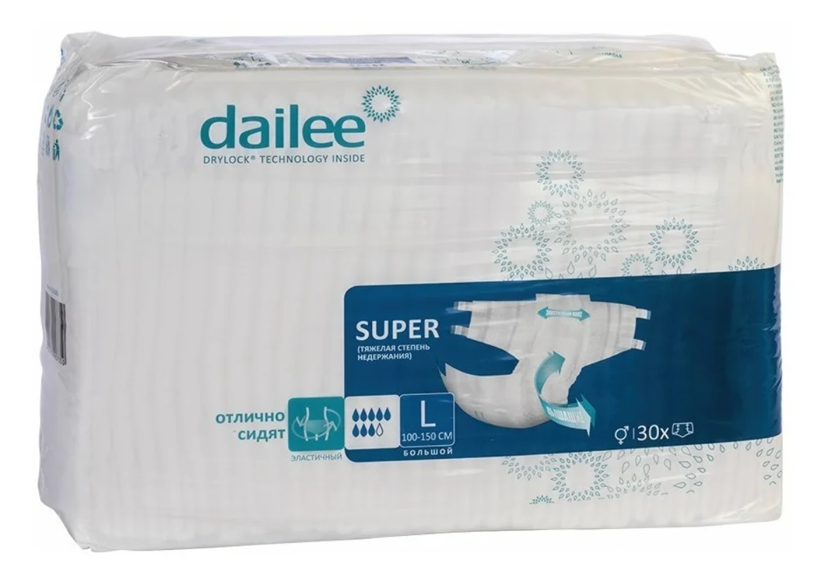 Подгузники для взрослых Dailee /S/ № 30  фото 2