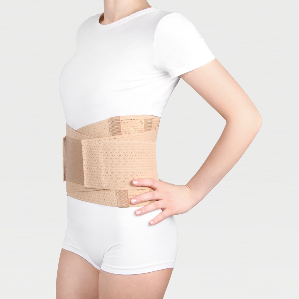 Корсет ортопедический Ecoten ПРР-125, поясничный, полужесткий, пластиковые пластины, высота 25 см фото 5