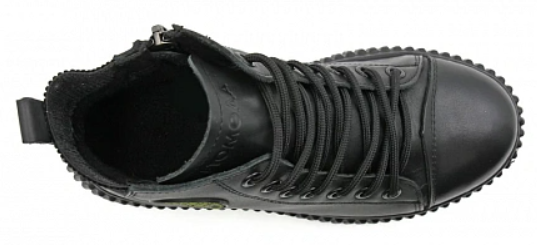 Ботинки ортопедические детские утепленные Ортомода 42527-Х-101 черные на липучках фото 3