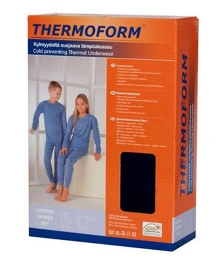 Термобелье детское  THERMOFORM р. 128  (цв. угольный) HZT 12-007 фото 3