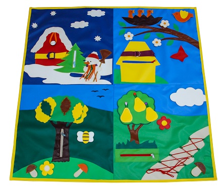 Панно "Времена года" 80*80 фото 1