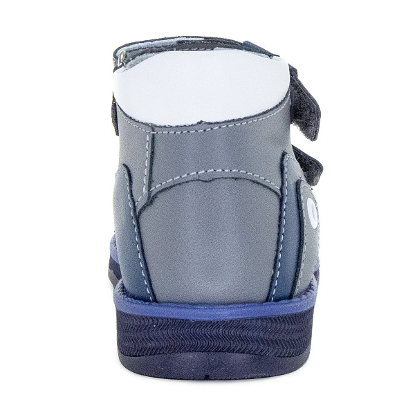 Ортопедическая обувь Orthoboom сандали 27057-01 серо-синий фото 6