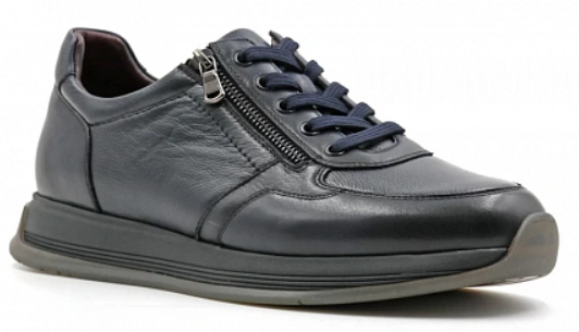 Обувь ортопедическая сложная без утеплённой подкладки ботинки мужские цв.синий KD11-2593-6D фото 1