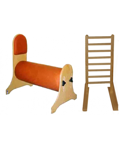 Опора для сидения Лошадка в виде абдукционного валика в комплекте с лесенкой фото 4