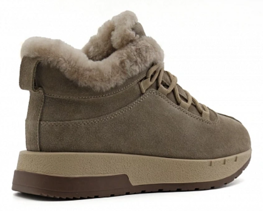 Обувь ортопедическая сложная на утеплённой подкладке ботинки женские цв.бежевый 88043-В-203 фото 3