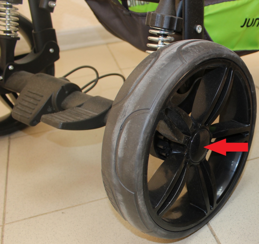 Коляска для детей дцп junior_заднее колесо.JPG